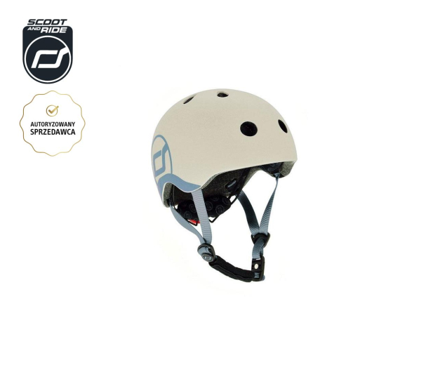 Scoot & Ride Kask Ochronny XXS-S dla dzieci 1-5 lat Ash - 580278 - zdjęcie 2